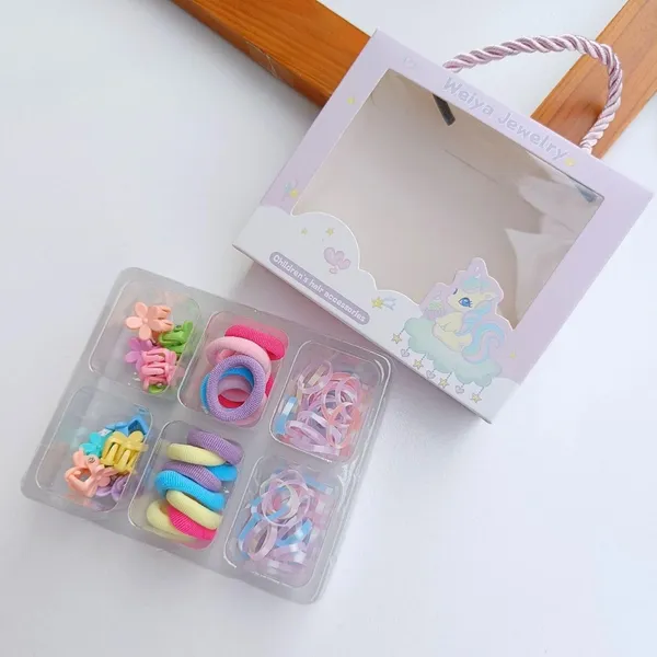 Hair_Accessories_Set_With_Elastic_Bands_And_Claw_Clips