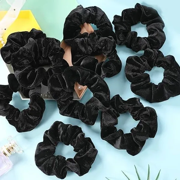 Velvet_Hair_Scrunchies_Pack_Of_12