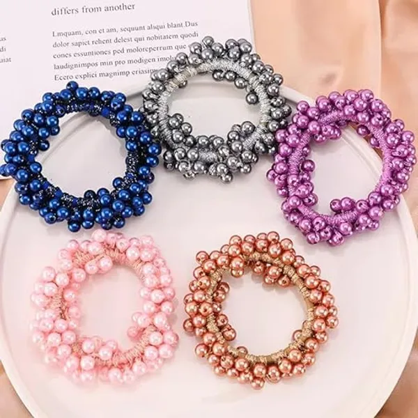 Pearl_Rubber_Band_Ponytail_Holders_Pack_Of_6
