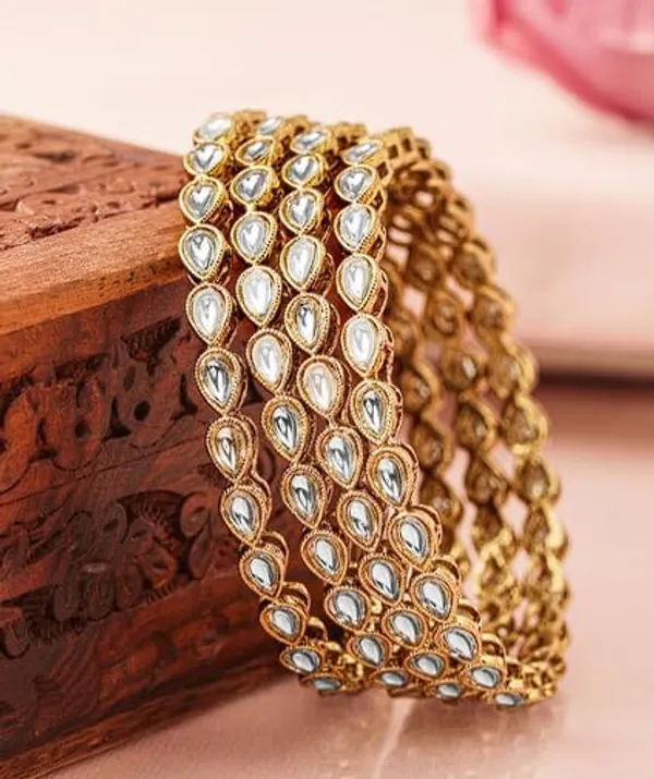 Kundan_Gold_Plated_Bangles_For_Women