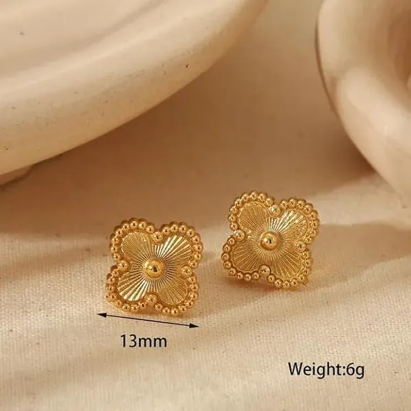 Four_Leaf_Clover_Stud_Earrings