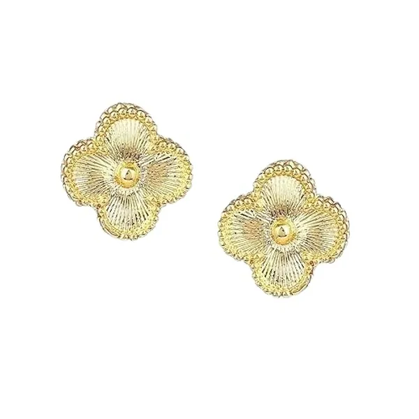 Four_Leaf_Clover_Stud_Earrings