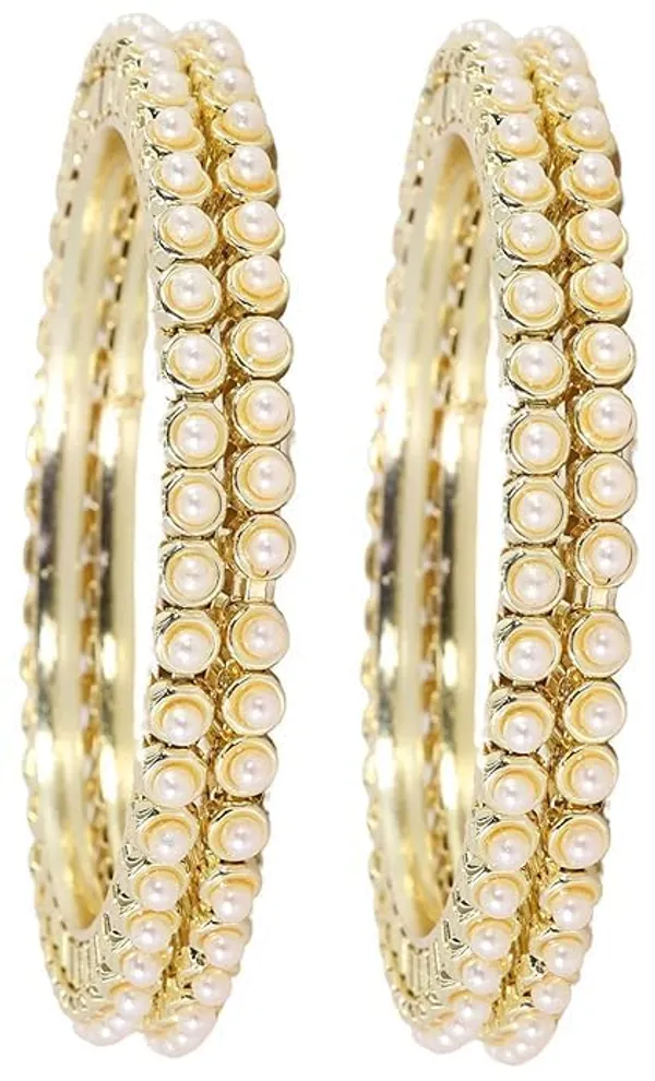 Pearl_Studded_Metal_Bangles_For_Women