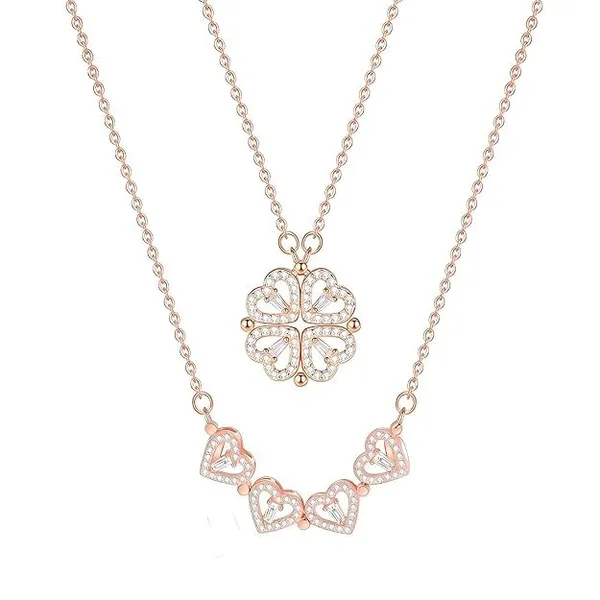 Heart_Clover_Pendant_Necklace_For_Women