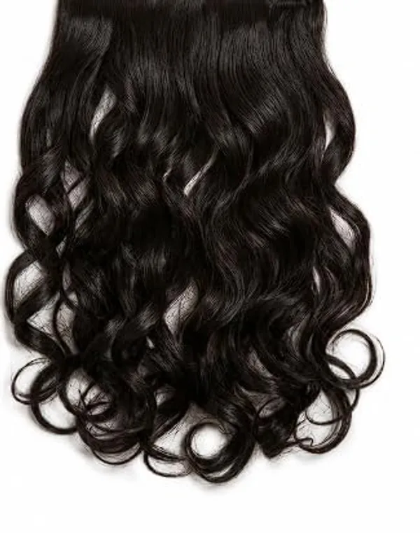 ZAYA_Premium_Clip-In_Hair_Extensions_for_Women_350g_|_Natural_Volume_&_Length_|_Heat_Safe,_Silky_Soft_Synthetic_|_Easy_to_Use_|_Perfect_for_Daily,_Bridal_&_Party_Styling_(Brown)