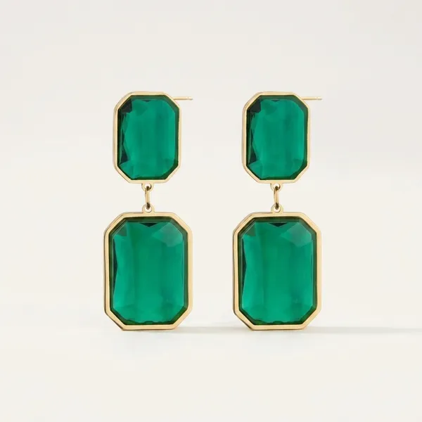 Rectangle_Stainless_Steel_Stud_Earrings