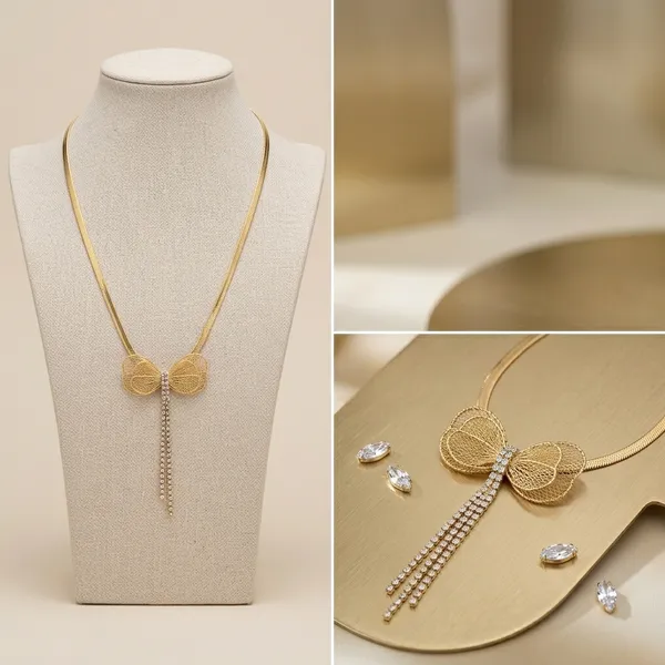 Bow_Necklace_With_Crystal_Tassel_Drop