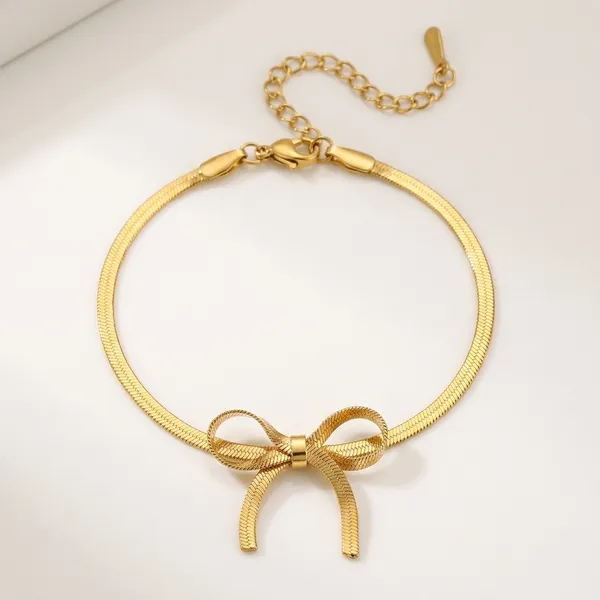 Stainless_Steel_Bow_Tie_Bracelet