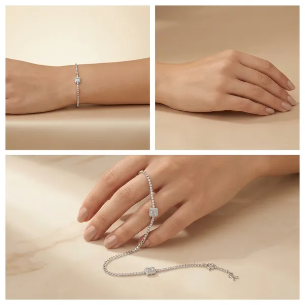 White_Alloy_Premium_And_Elegant_Bracelet_For_Women