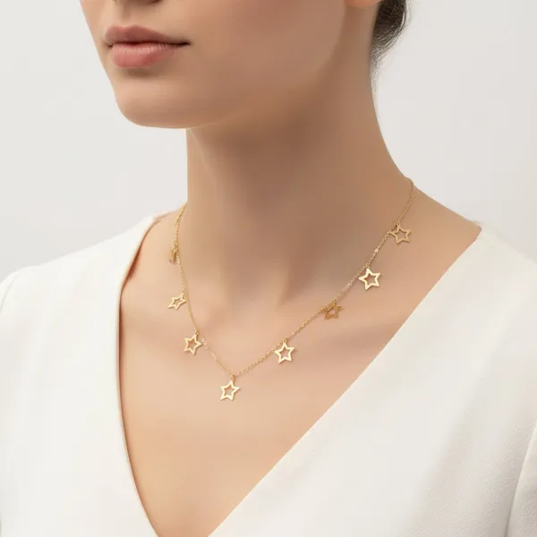 Golden_Plated_Star_Chain_Necklace