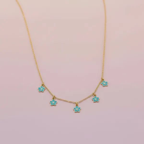 Golden_Chain_Flower_Pendant_Necklaces_Sky_Blue