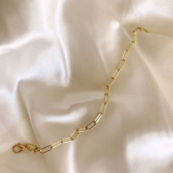Paperclip_Chain_Bracelet_For_Women_Girls