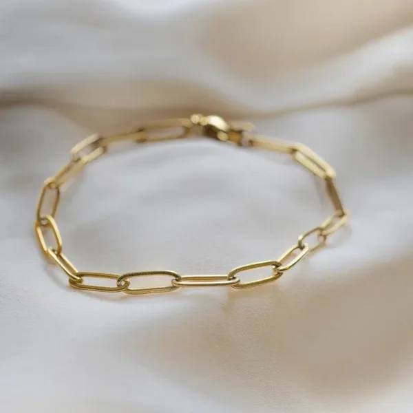 Paperclip_Chain_Bracelet_For_Women_Girls