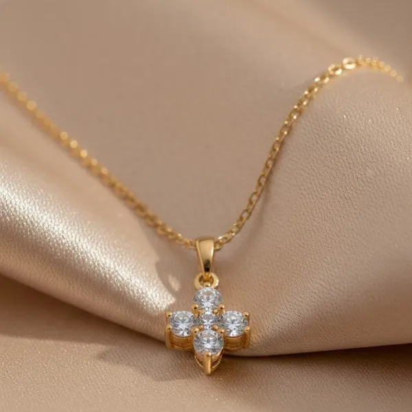 Elegant_4_Stone_Pendant_Necklace