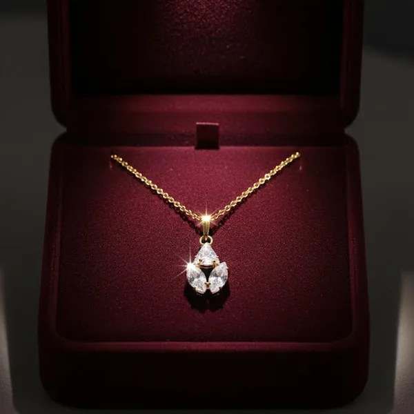 Elegant_3_Stone_Pendant_Necklace