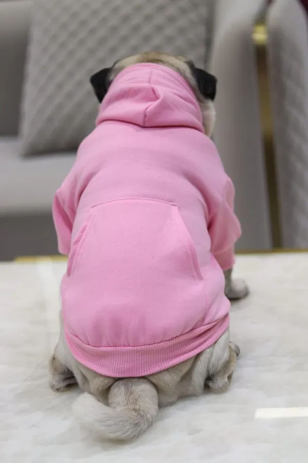 Pink_Cotton_Pullover_Hoodie_For_Dogs