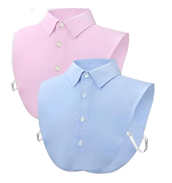 Pink_And_Blue_Cotton_Button-Down_Detachable_Mock_Collar_(Pack_Of_2)