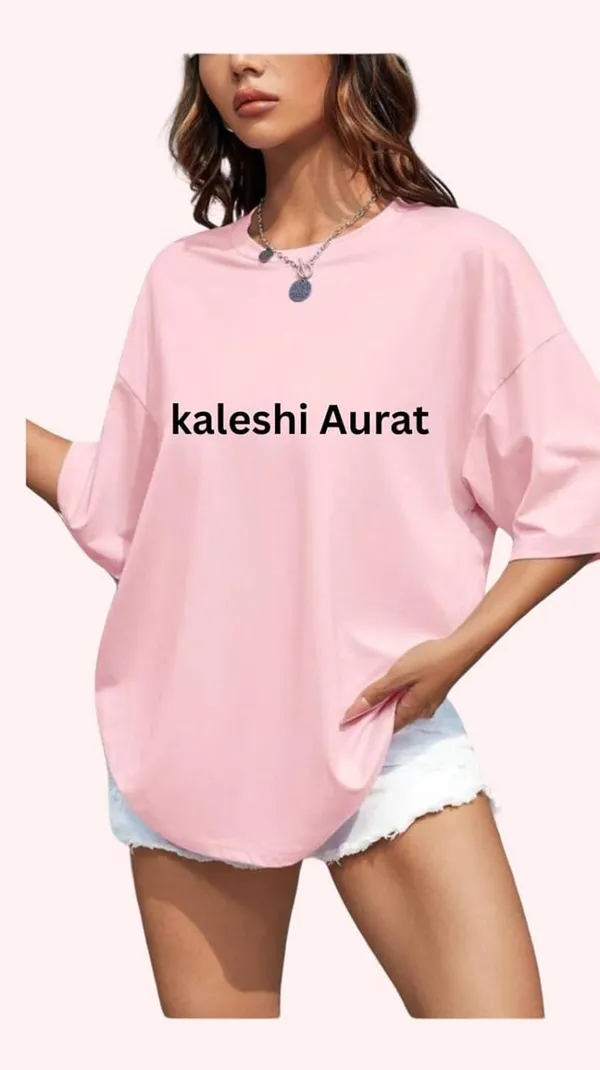 Pink_Cotton_Oversized_Graphic_Print_T-Shirt_For_Women
