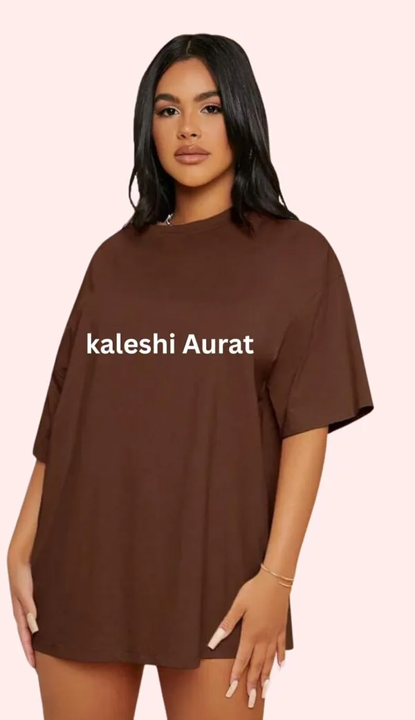 Brown_Cotton_Oversized_Graphic_T_Shirt_For_Women