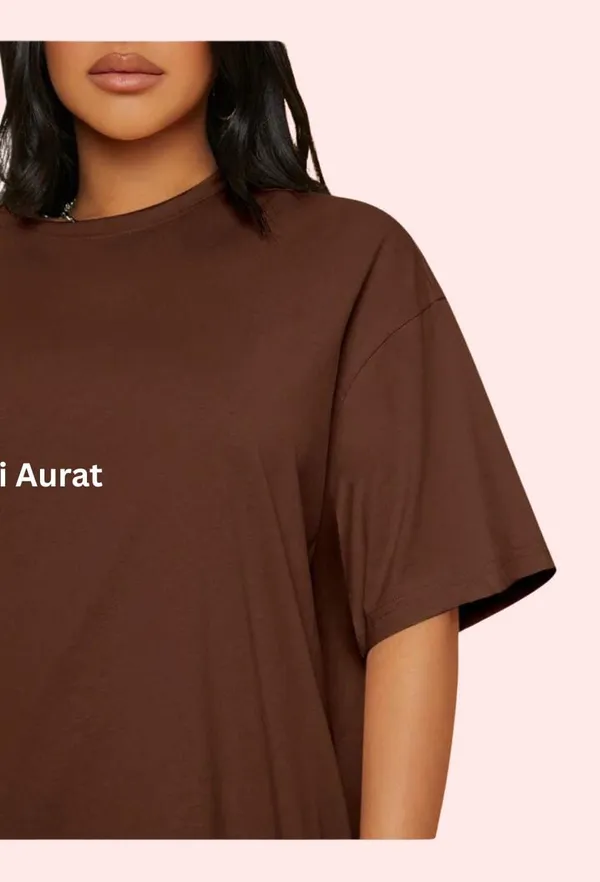 Brown_Cotton_Oversized_Graphic_T_Shirt_For_Women