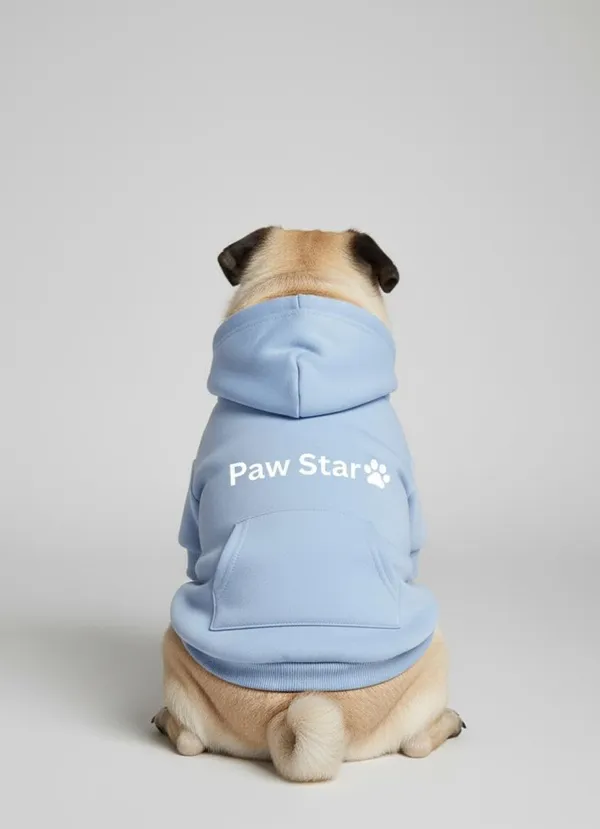 Blue_Cotton_Hooded_Sweatshirt_For_Dogs