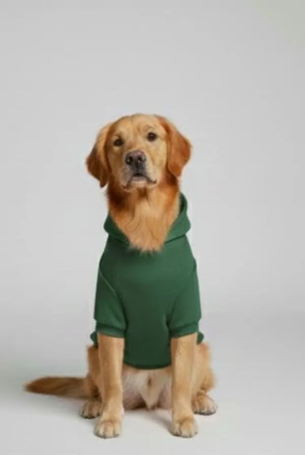 Green_Fleece_Hoodie_For_Dogs