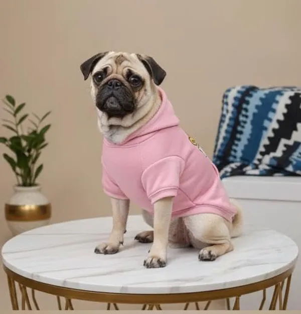 Pink_Cotton_Hoodie_Sweatshirt_For_Dogs