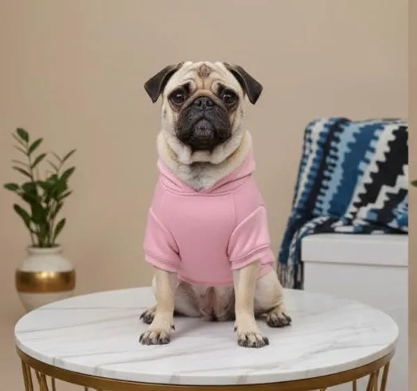 Pink_Cotton_Hoodie_Sweatshirt_For_Dogs