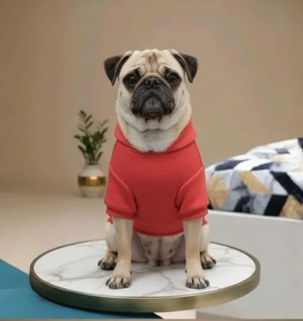 Red_Cotton_Hoodie_Sweatshirt_For_Dogs
