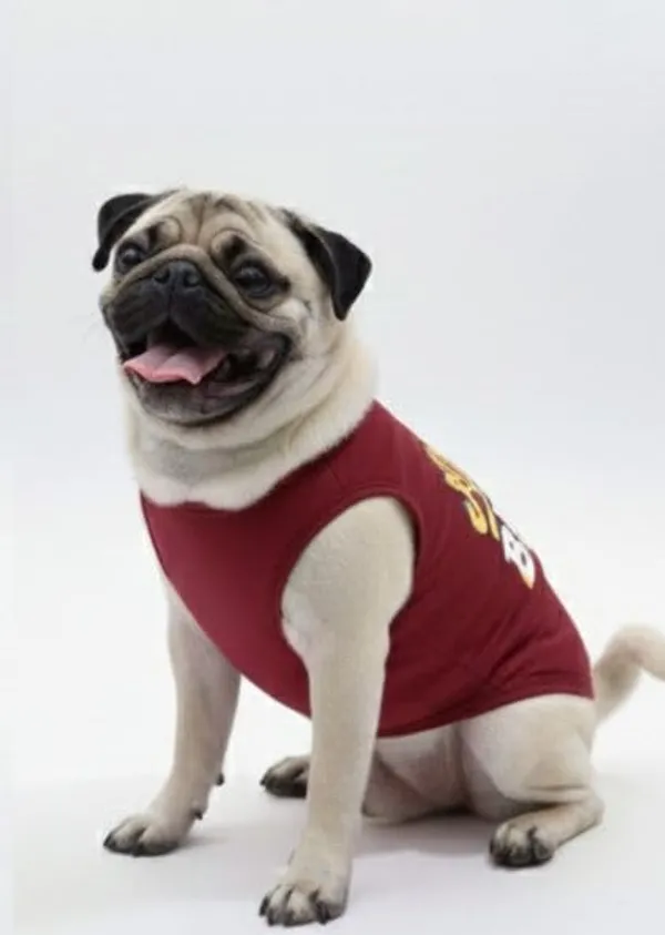 Maroon_Cotton_T-Shirt_For_Dogs