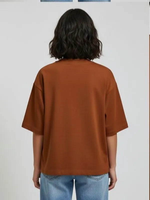 Brown_Cotton_Oversized_Graphic_Print_T-Shirt_For_Women