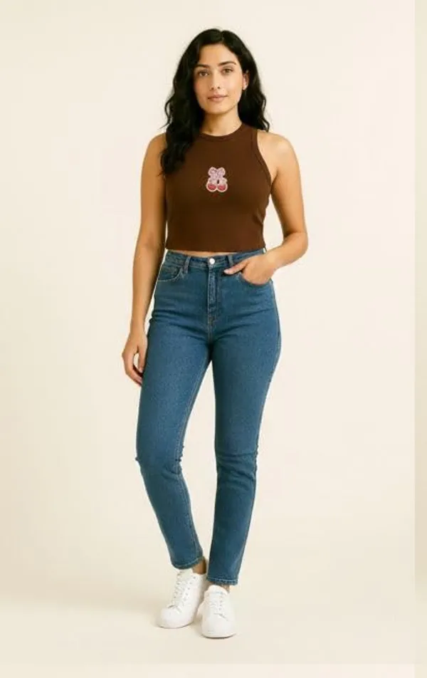 Brown_Cotton_Slim_Fit_Cherry_Print_Tank_Top_For_Women