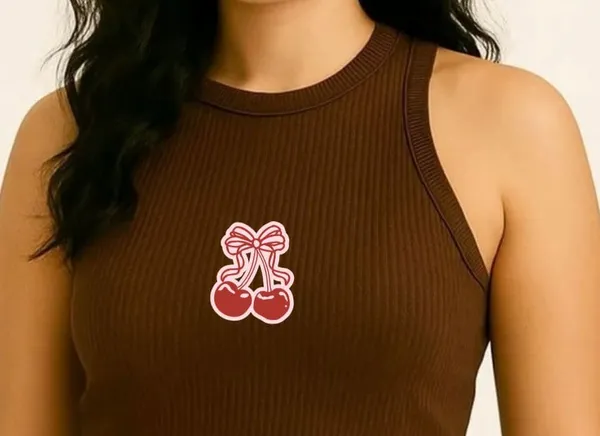 Brown_Cotton_Slim_Fit_Cherry_Print_Tank_Top_For_Women