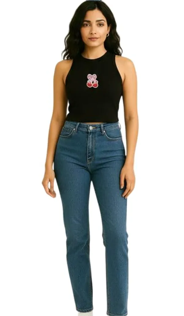 Black_Cotton_Slim_Fit_Cherry_Print_Tank_Top_For_Women