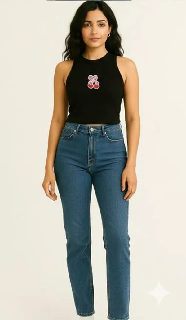 Black_Cotton_Slim_Fit_Cherry_Print_Tank_Top_For_Women