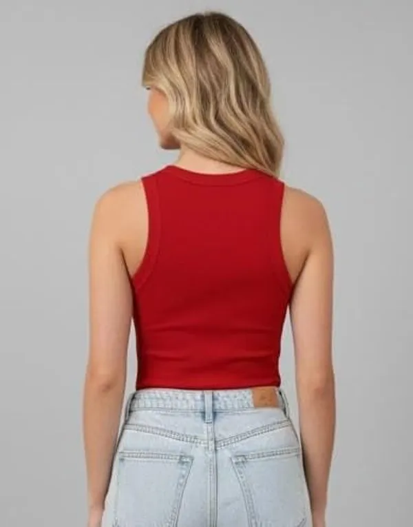 Red_Cotton_Sleeveless_Butterfly_Graphic_Tank_Top_For_Women