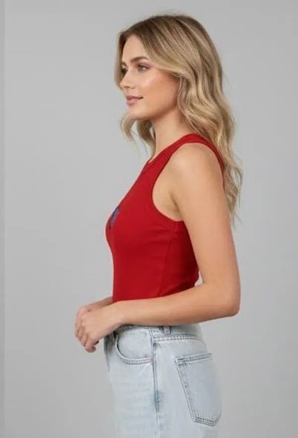 Red_Cotton_Sleeveless_Butterfly_Graphic_Tank_Top_For_Women
