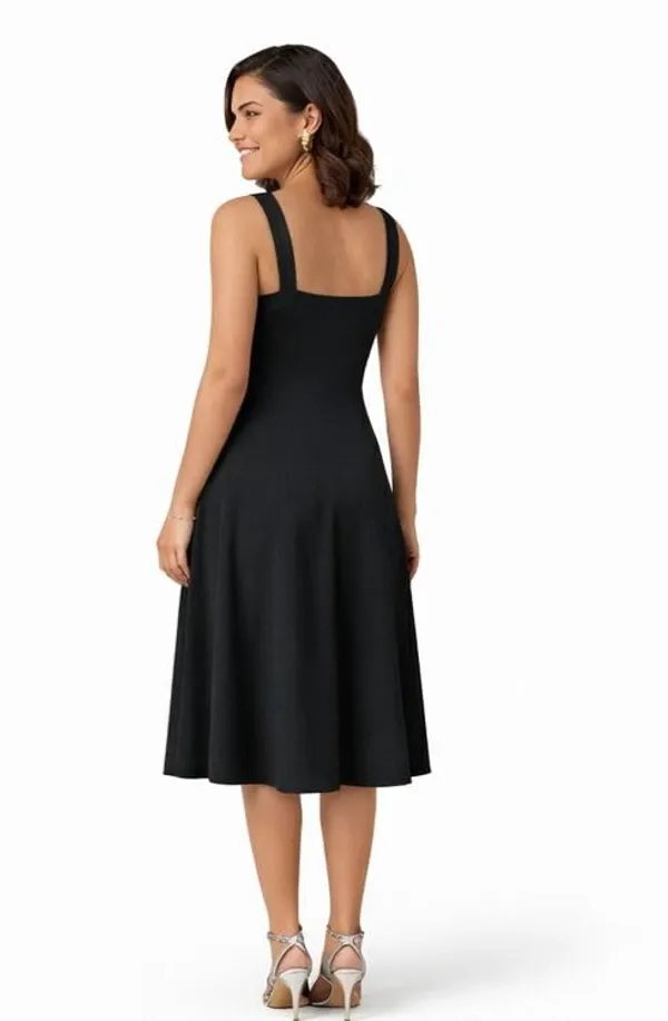 Black_Sleeveless_Midi_Dress_For_Women