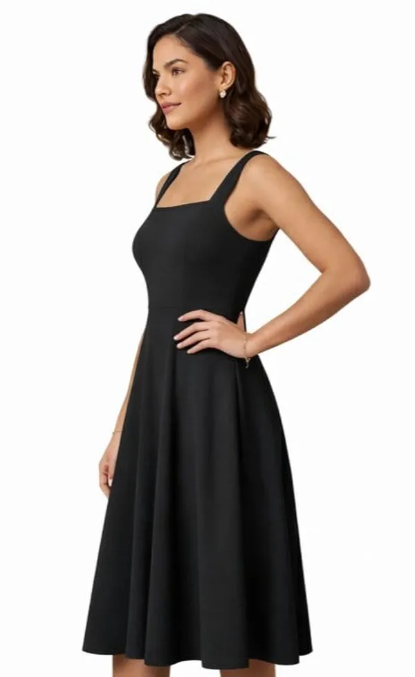 Black_Sleeveless_Midi_Dress_For_Women