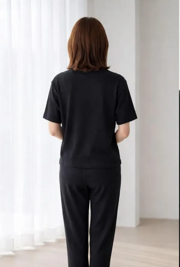 Black_Cotton_Printed_Night_Suit_Set_For_Women
