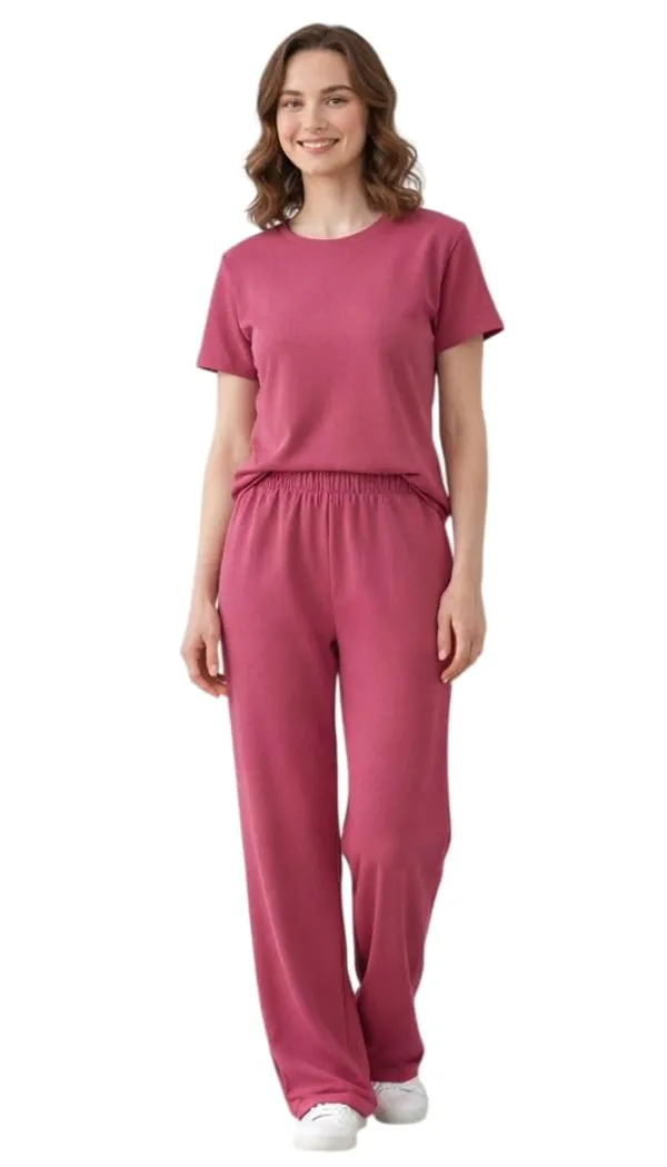 Rose_Pink_Cotton_Printed_Top_Pyjama_Night_Suit_Set_For_Women