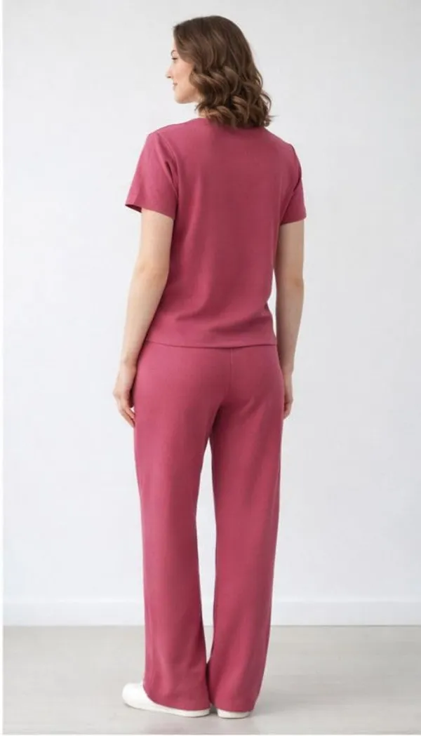 Rose_Pink_Cotton_Printed_Top_Pyjama_Night_Suit_Set_For_Women