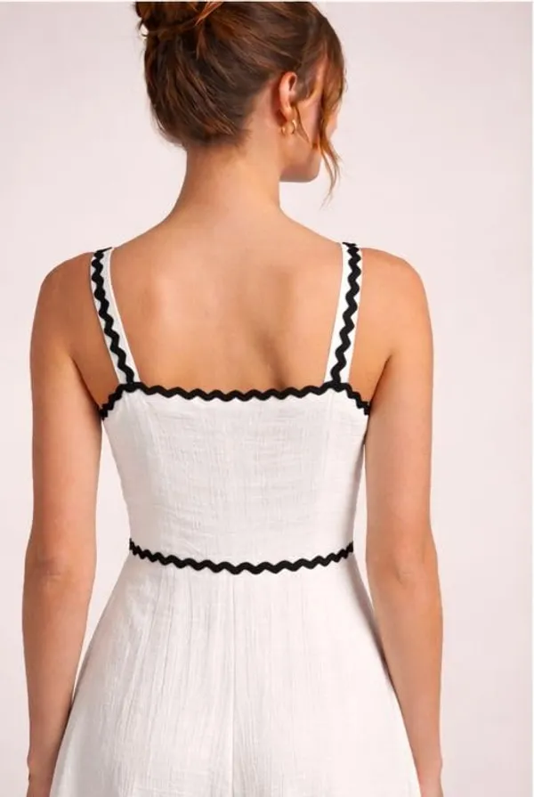 White_Cotton_Blend_Zig_Zag_Print_Midi_Dress_For_Women