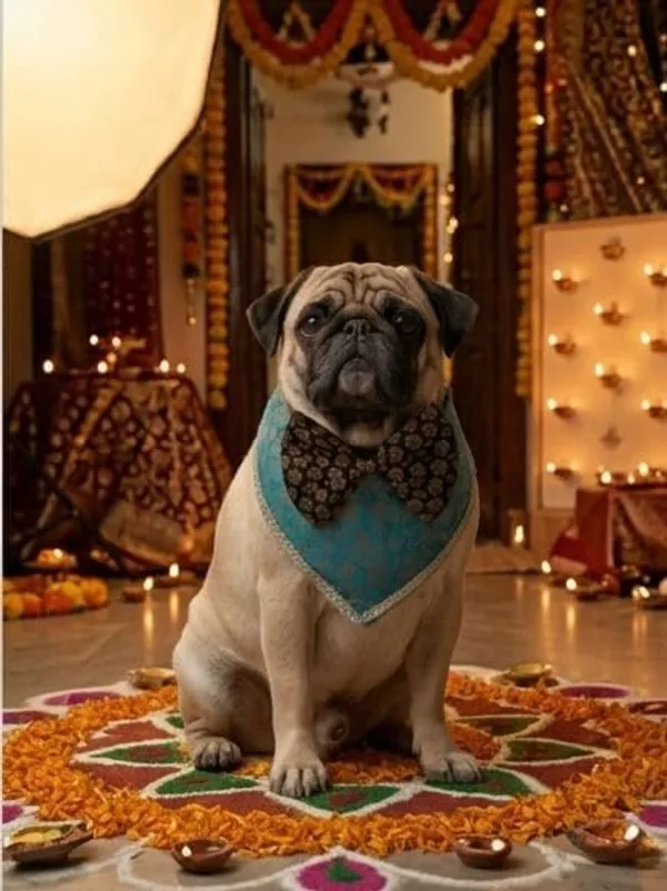 Green_Brocade_Oreo-Pattern_Dog_Bandana
