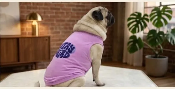 Lavender_Cotton_Graphic_T-Shirt_For_Dogs