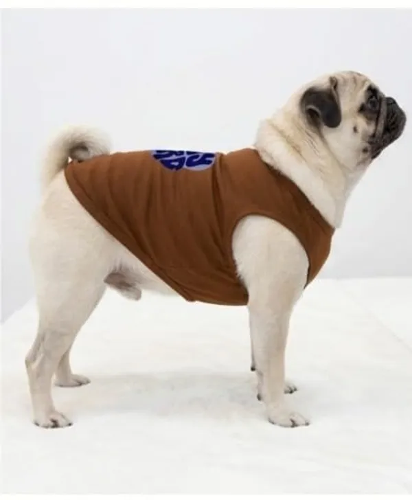 Brown_Cotton_Graphic_Print_T-Shirt_For_Dogs
