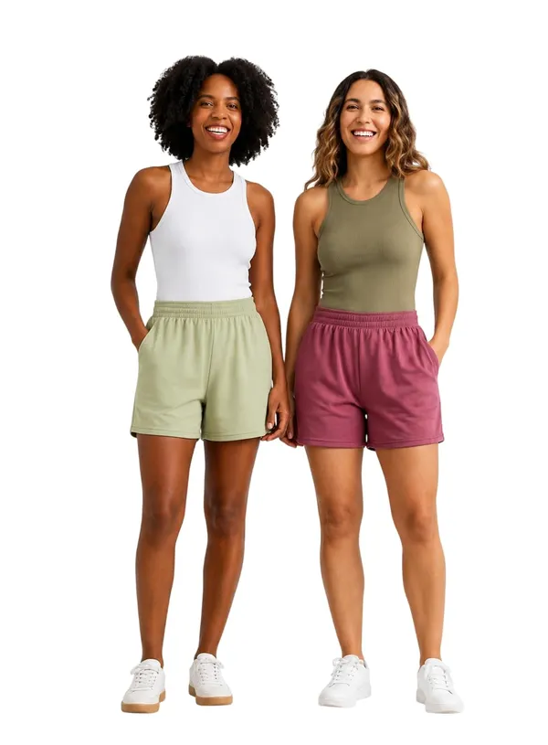 Onion_Pista_Cotton_Lycra_Shorts_Combo_Pack_For_Women
