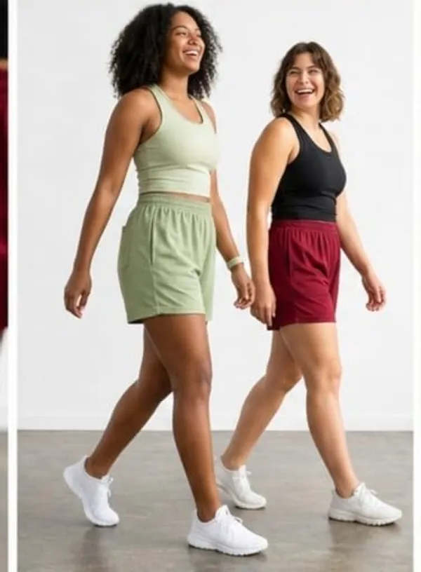 Maroon_And__Pista_Shorts_Pack_Of_2_For_Women