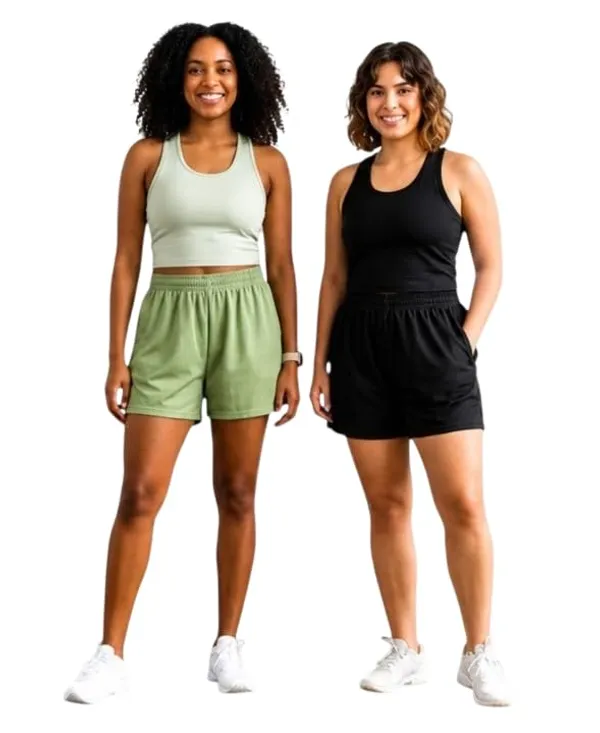 Pista_Black_Shorts_Pack_Of_2_For_Women