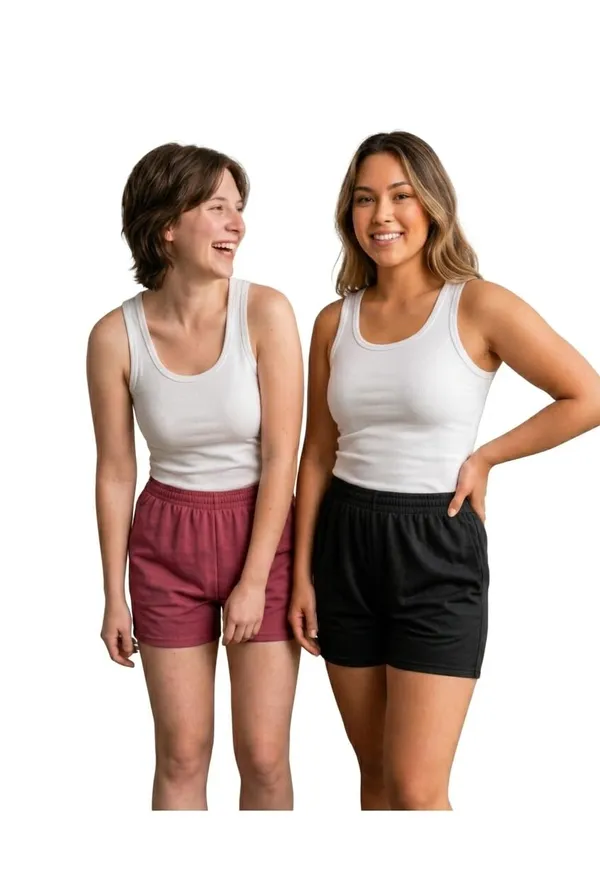 Onion_Black_Cotton_Lycra_Shorts_Combo_Pack_For_Women